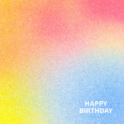 HERR & FRAU RIO - Happy Birthday Verlauf Postkarte