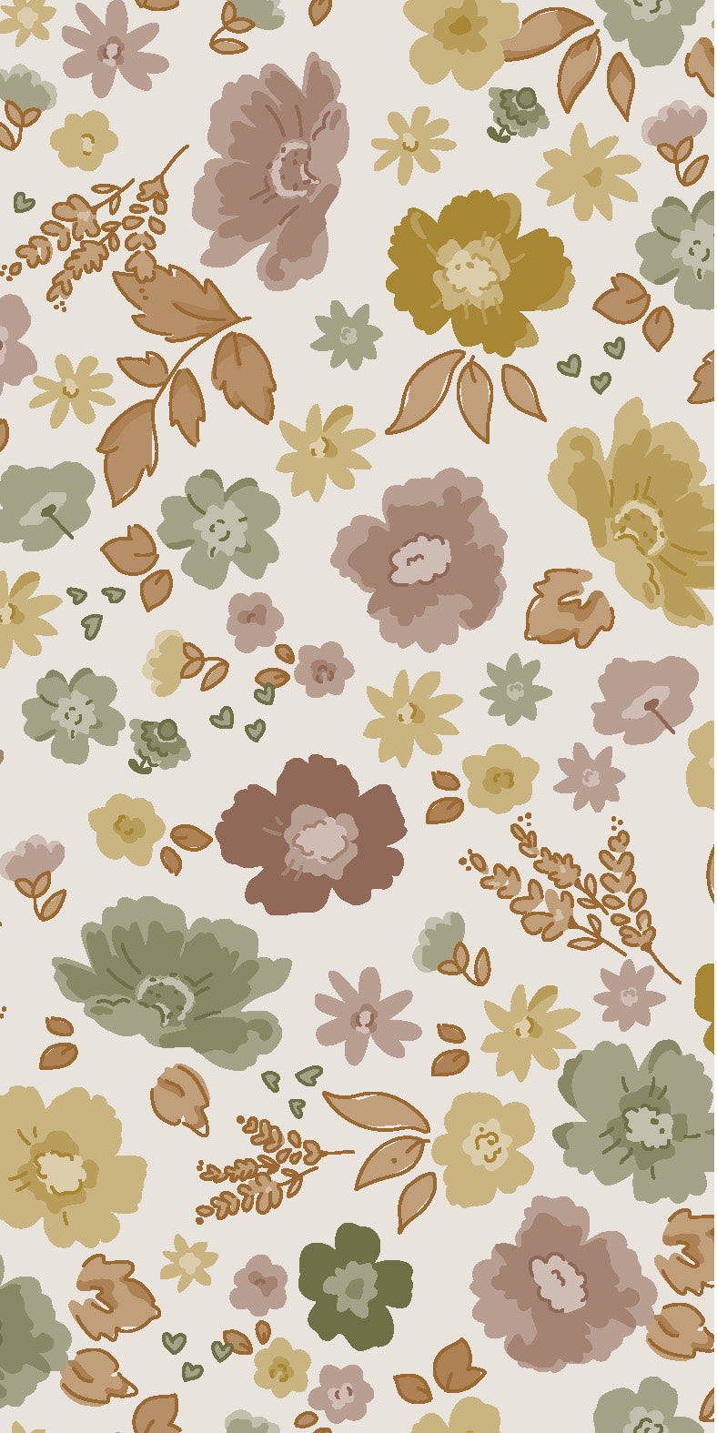 Ib Laursen / Serviette 10x20 cm harvest bloom 16 Stck/Pck