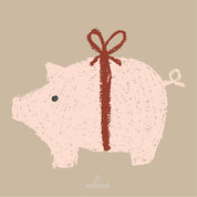 Ib Laursen / Serviette 16,5x16,5 cm Weihnachtsschwein 20 Stck/Pck
