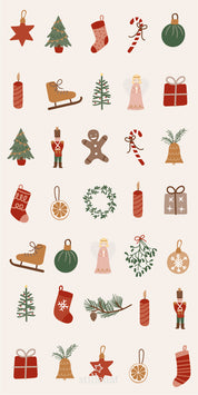 Ib Laursen / Serviette Weihnachtsmotive My Nostalgic Christmas 16 Stck