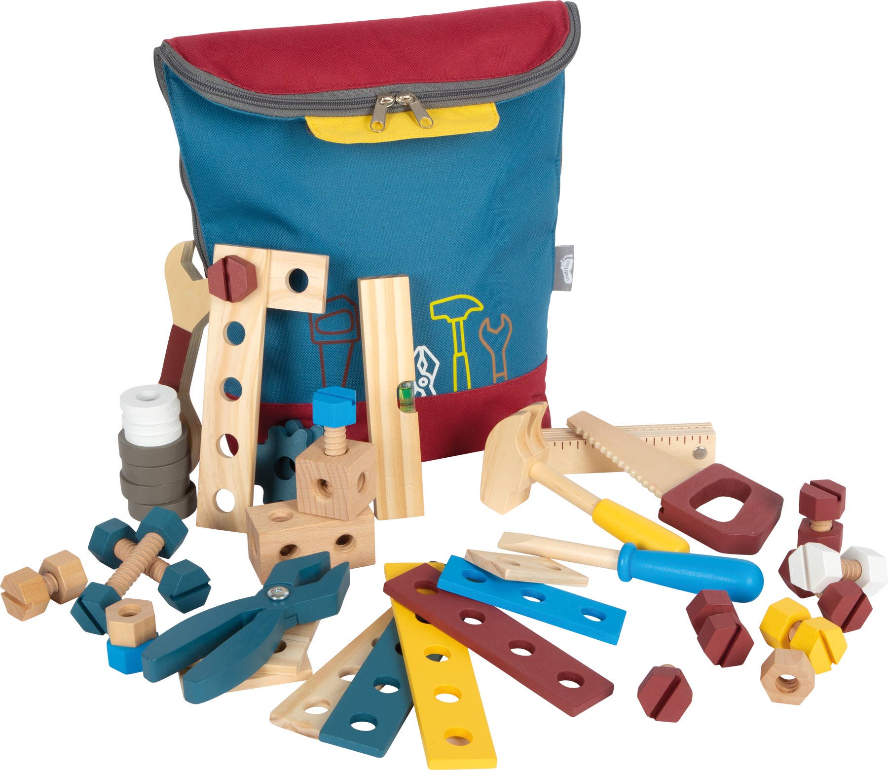 Werkzeugrucksack „Workshop“ | Spielwerkzeug | Holzspielzeug