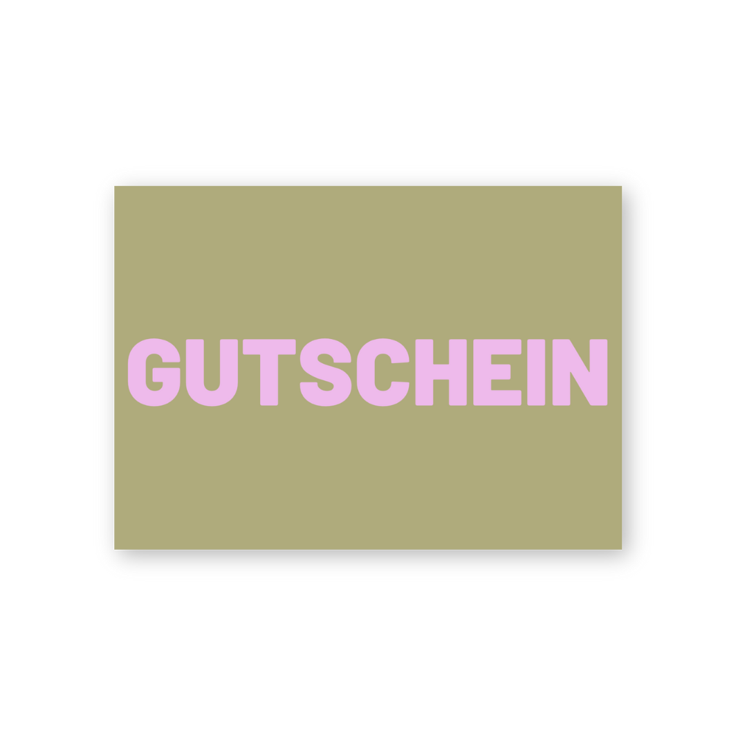 HERR&FRAUHEMPEL - Postkarte - GUTSCHEIN