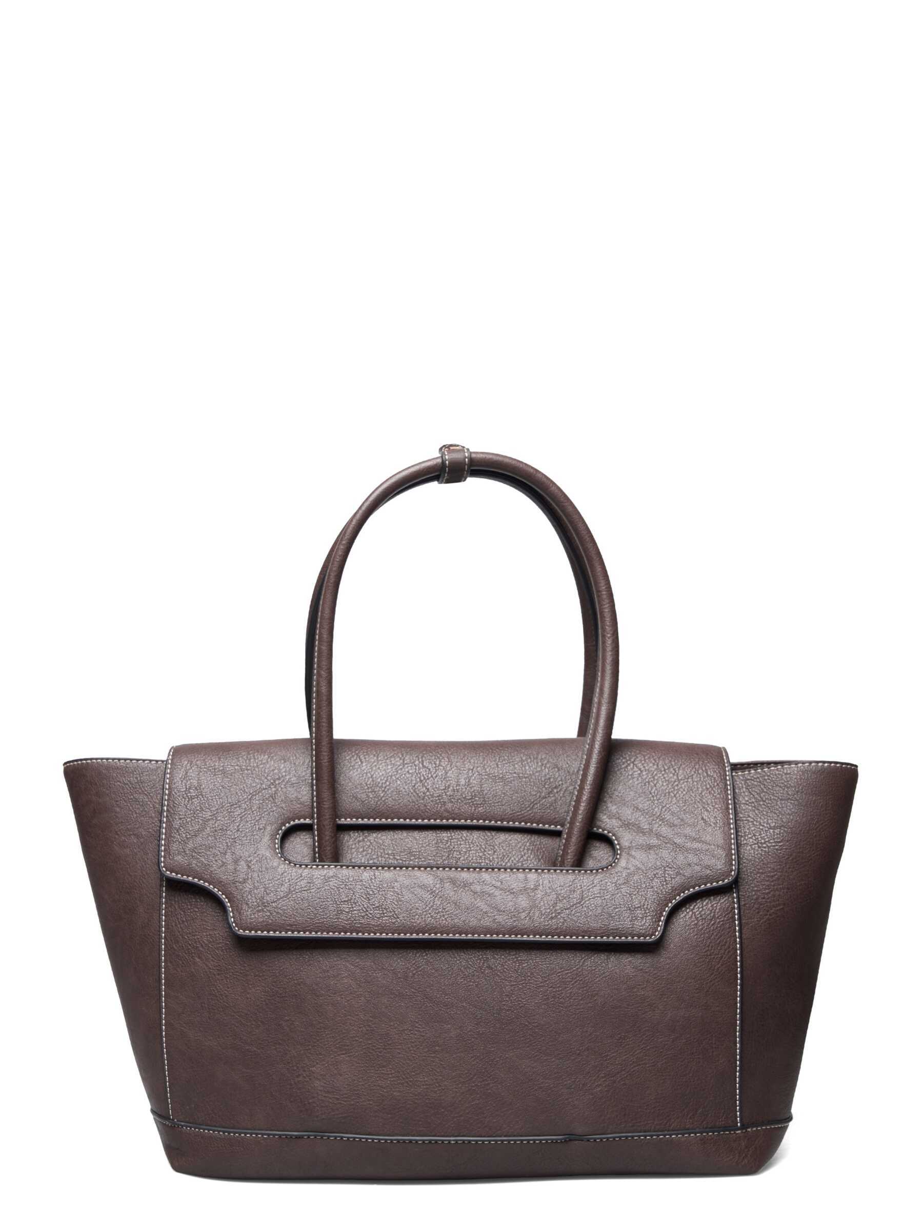 Rosemunde / RBAndora Working Bag / dark brown gold