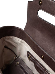 Rosemunde / RBAndora Working Bag / dark brown gold