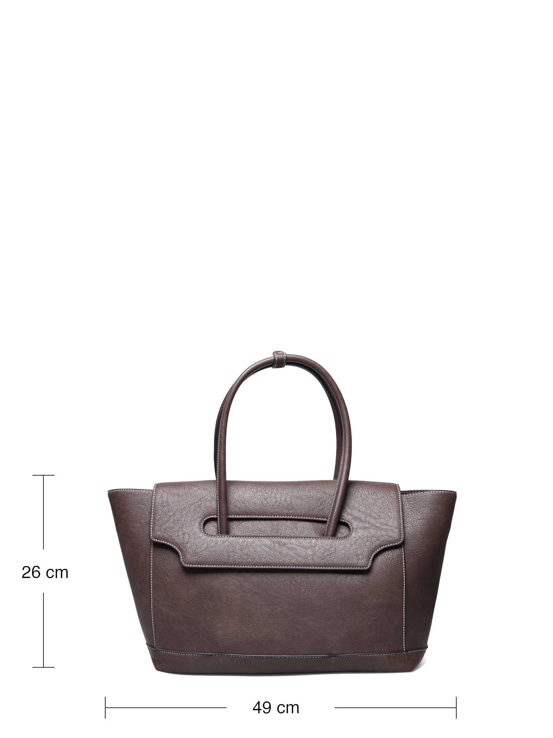 Rosemunde / RBAndora Working Bag / dark brown gold