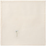 Ib Laursen / Stoffserviette Flora m/weißer Doldenblume butter