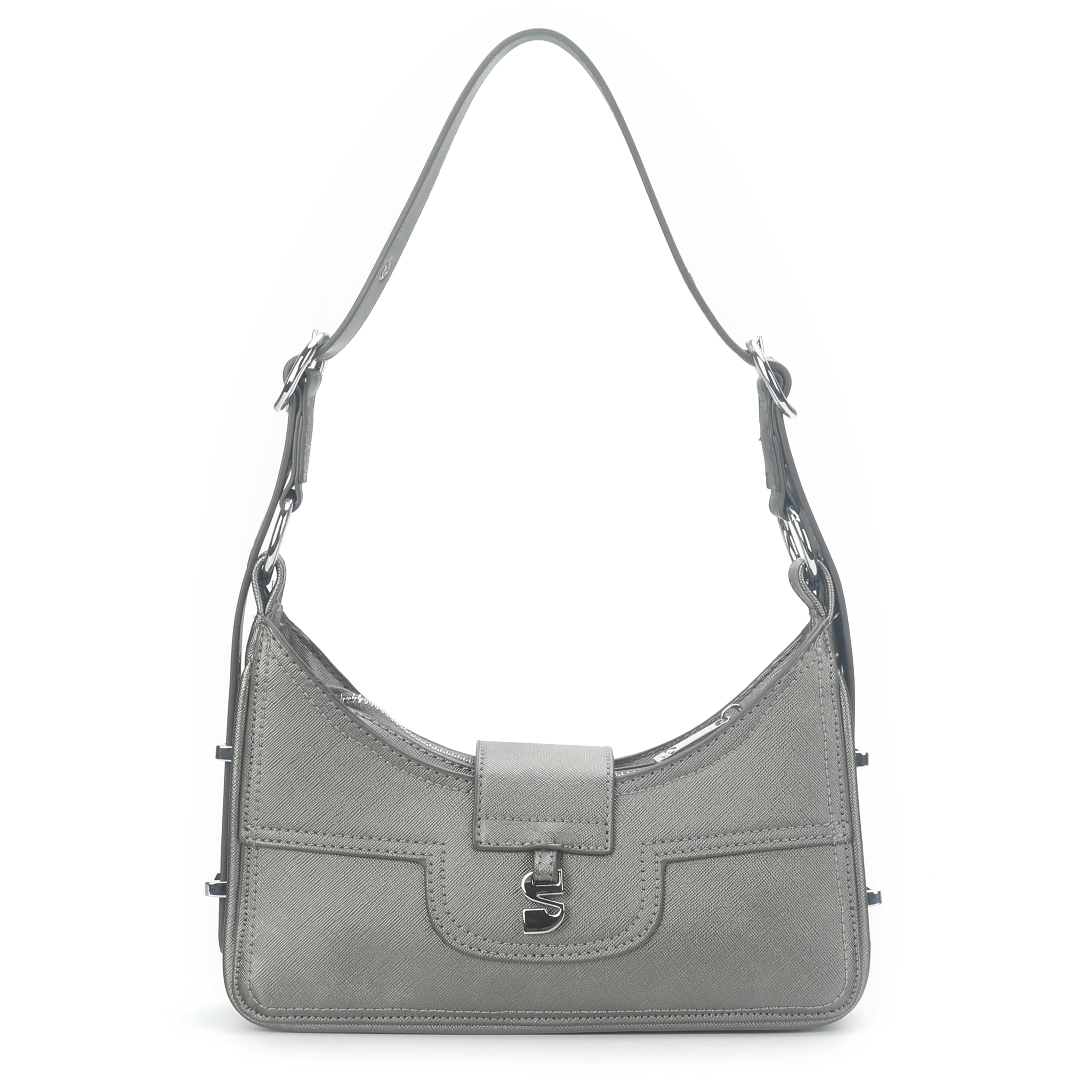 Alba-Shoulder-Bag-Dark-Chrome-4