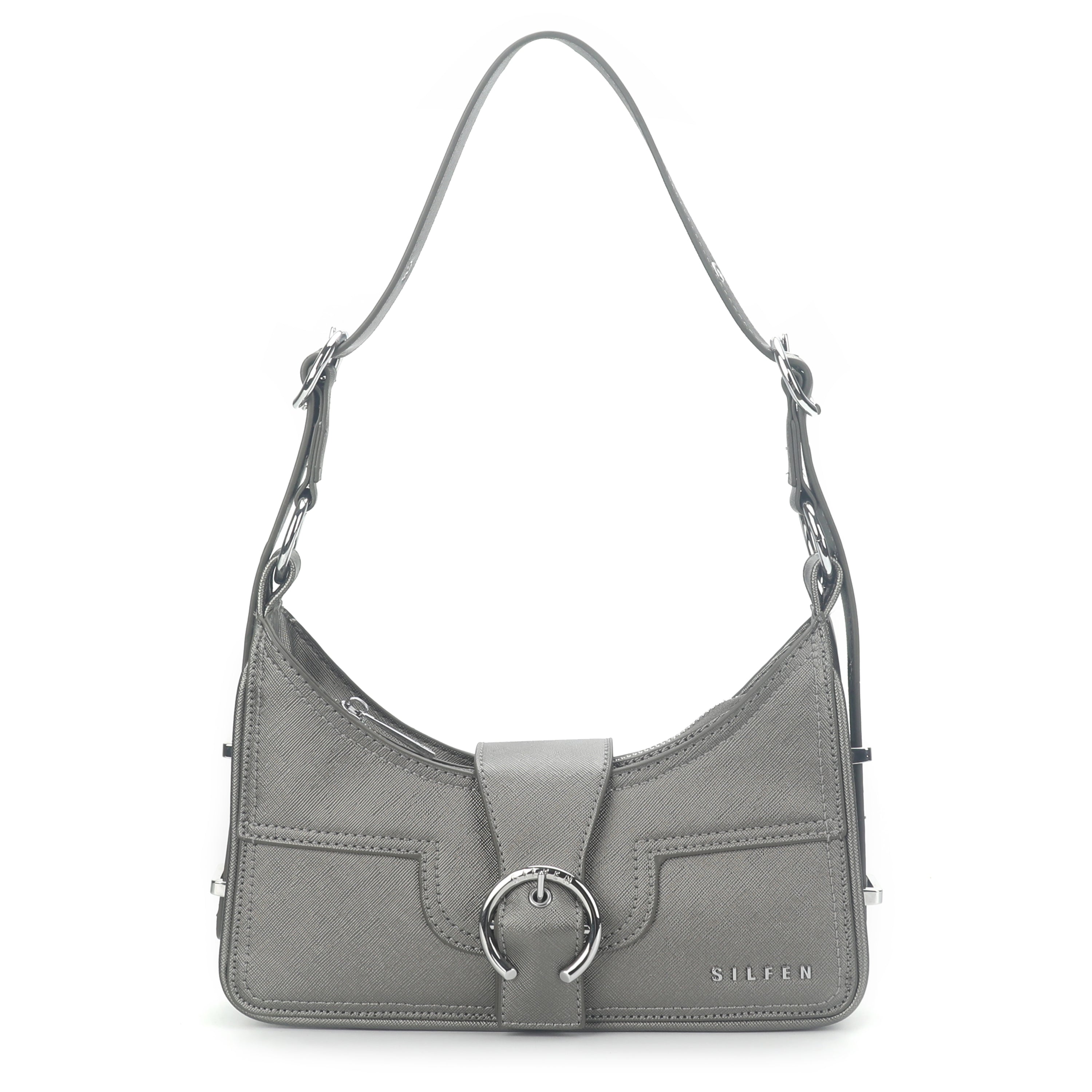 Alba-Shoulder-Bag-Dark-Chrome