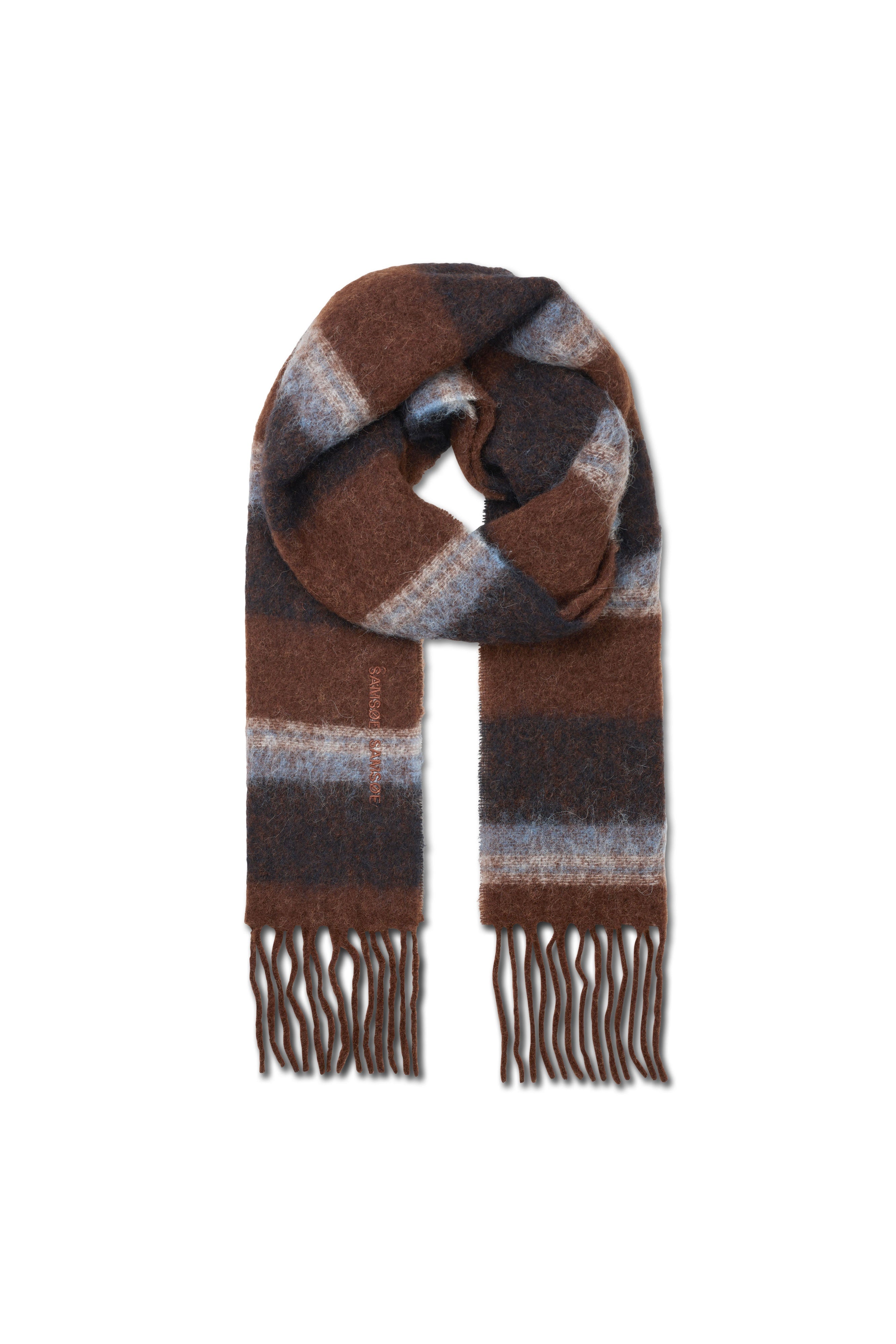 Samsøe Samsøe / ALEX SCARF 14856 / BROWN BLUE ST.