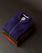 ANERKJENDT / AKHANKY BOILED WOOL OVERSHIRT / Estate Blue