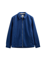 ANERKJENDT / AKHANKY BOILED WOOL OVERSHIRT / Estate Blue