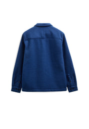 ANERKJENDT / AKHANKY BOILED WOOL OVERSHIRT / Estate Blue