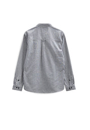 ANERKJENDT / AKLEIF STRIPE LS SHIRT / Sky Captain