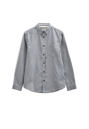 ANERKJENDT / AKLEIF STRIPE LS SHIRT / Sky Captain