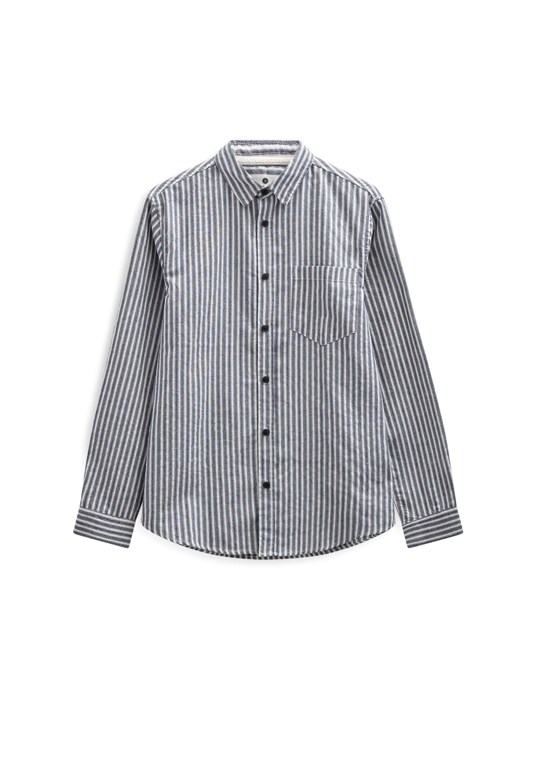 ANERKJENDT / AKLEIF STRIPE LS SHIRT / Sky Captain