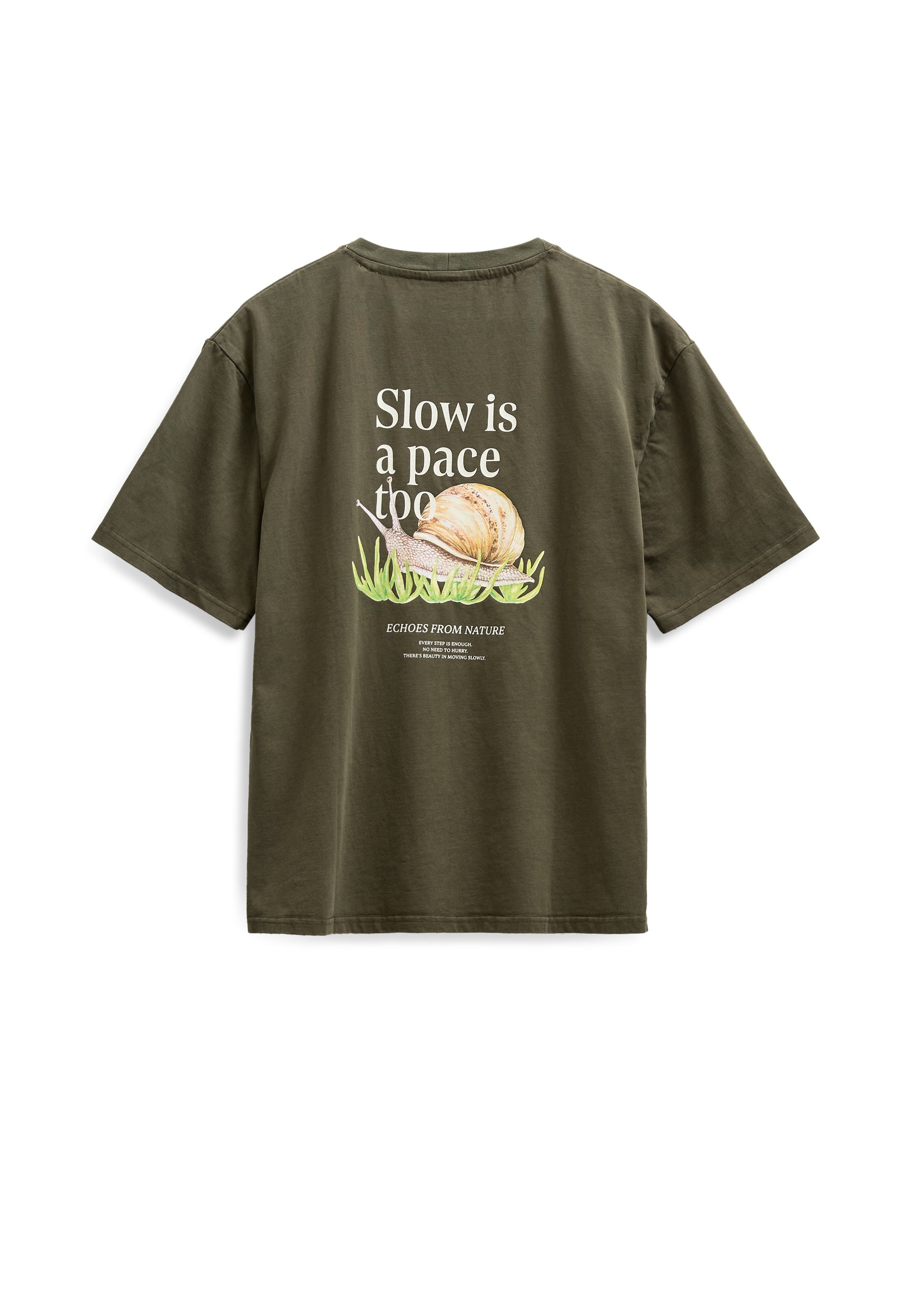 ANERKJENDT / AKVILLADS SLOW S/S TEE / Forest night