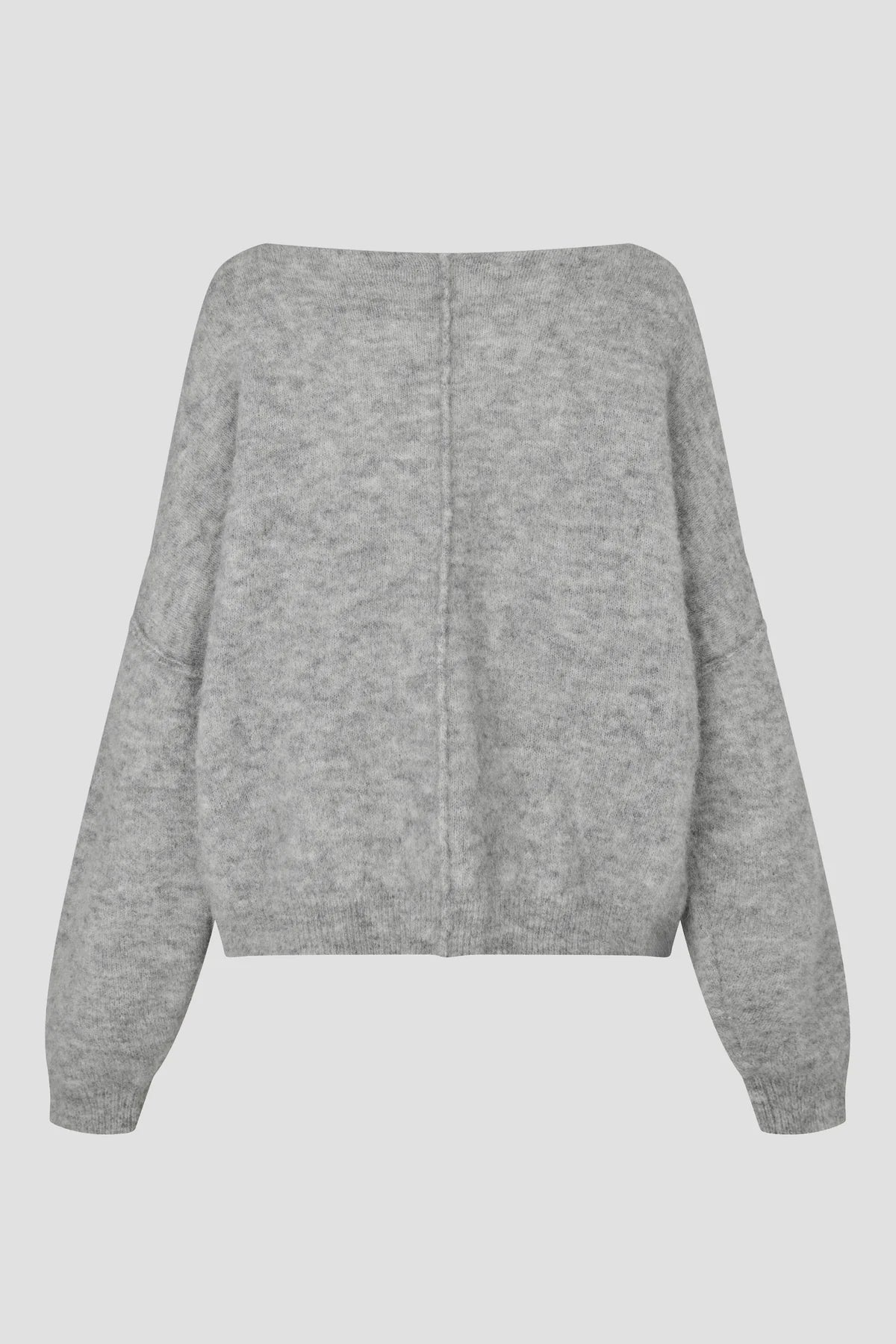 SECOND FEMALE / Pollenza Knit Pullover / Light Grey Melange