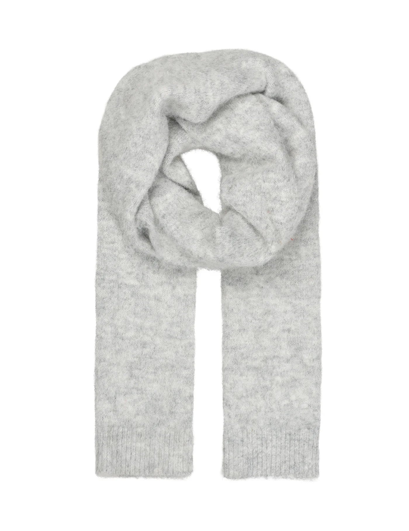 MbyM / Sanelina-M Brushy Scarf / Light Grey Melange