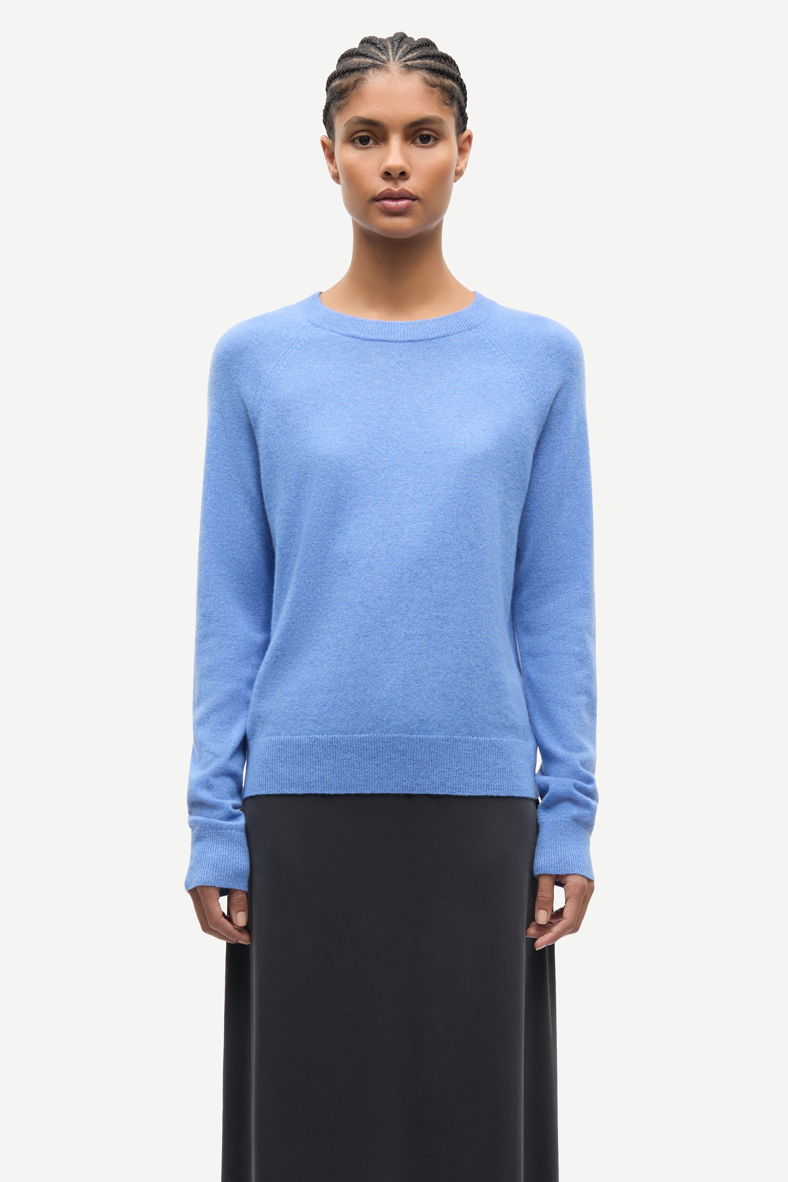 Samsøe Samsøe / BOSTON O-NECK 6304 / BEL AIR BLUE