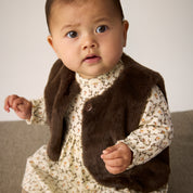 Minymo / Body Dress LS AOP / Seedpearl