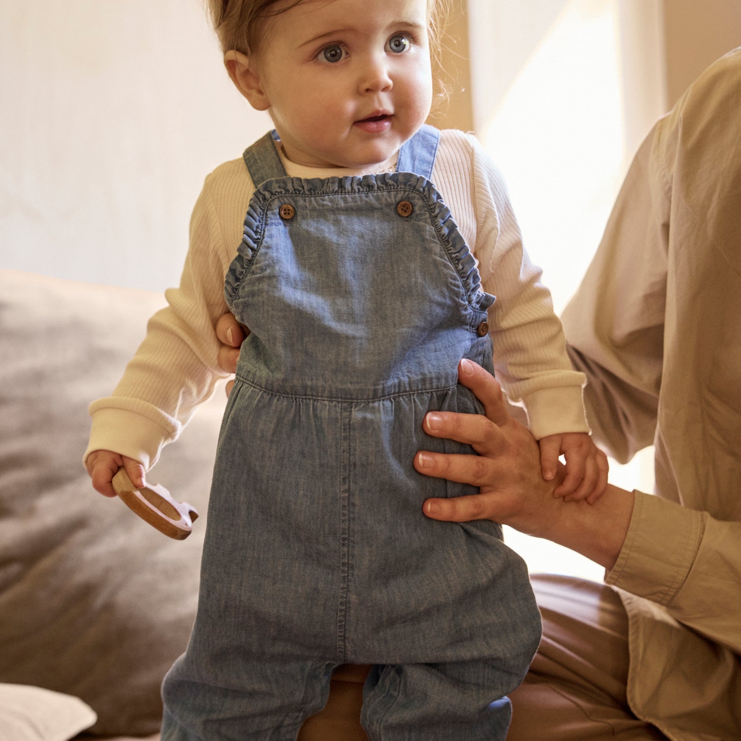 Minymo / Body LS Rib / White Swan