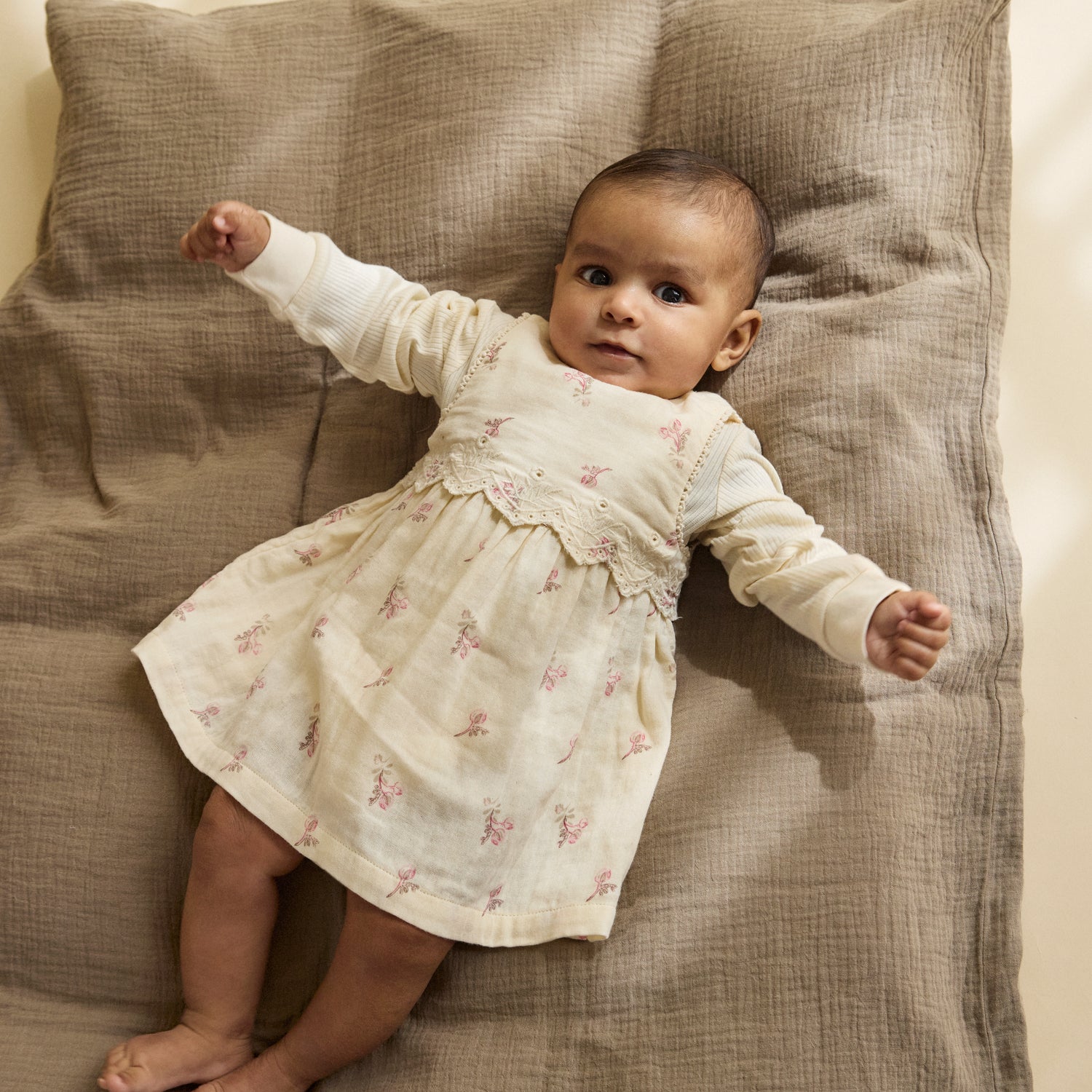 Minymo / Body LS Rib / White Swan