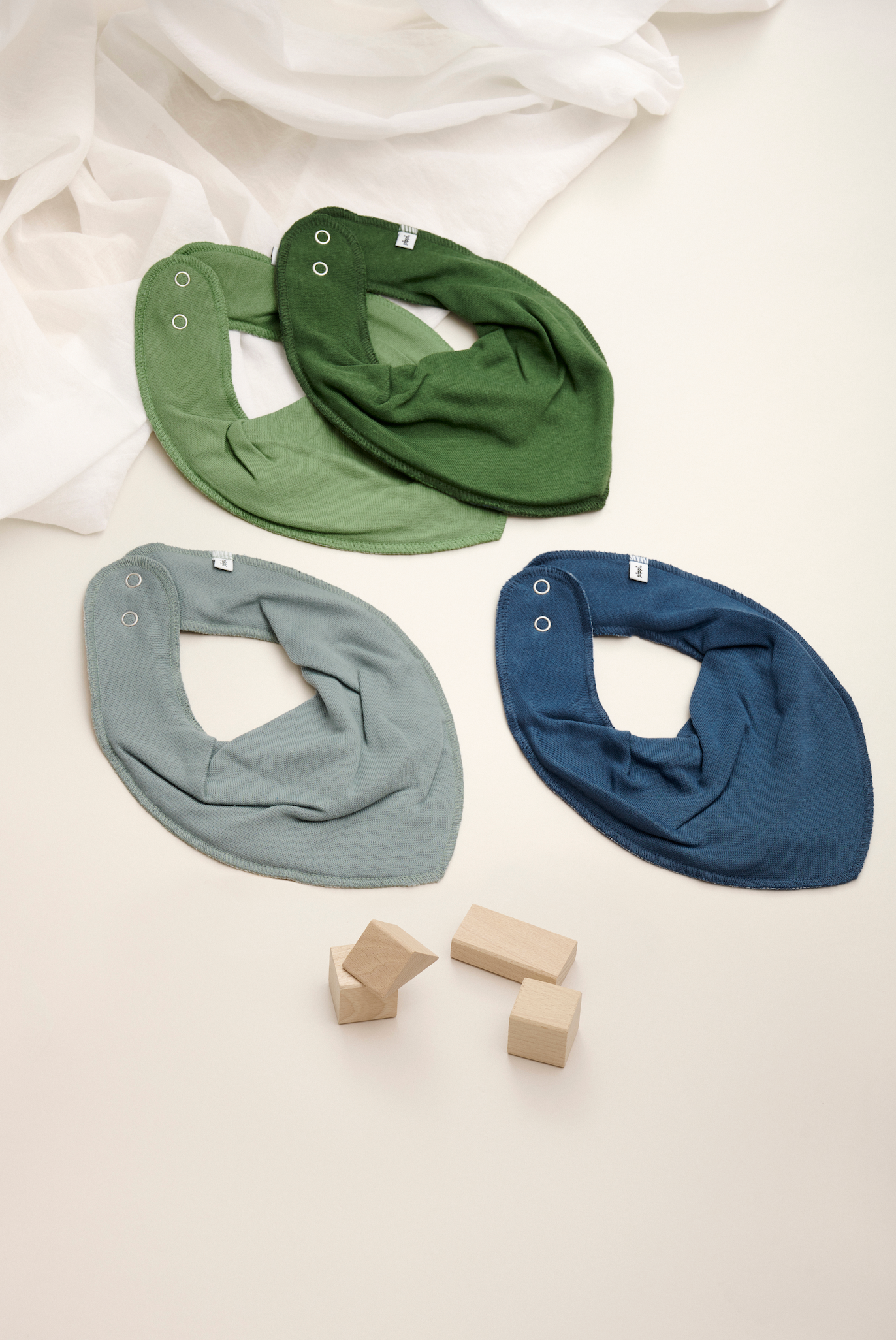 Pippi / Bandana Bib - Absorbent / Lead