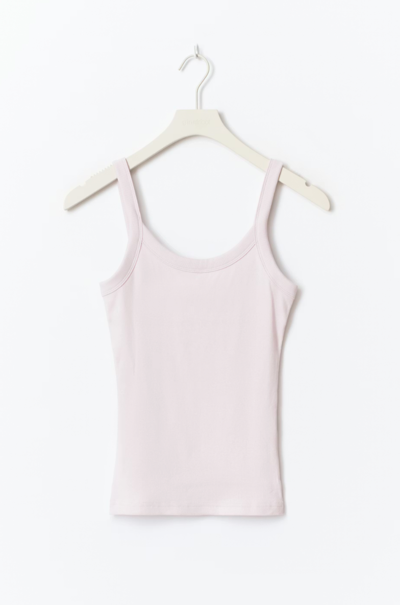 Gina Tricot / Basic rib singlet / Orchid tint