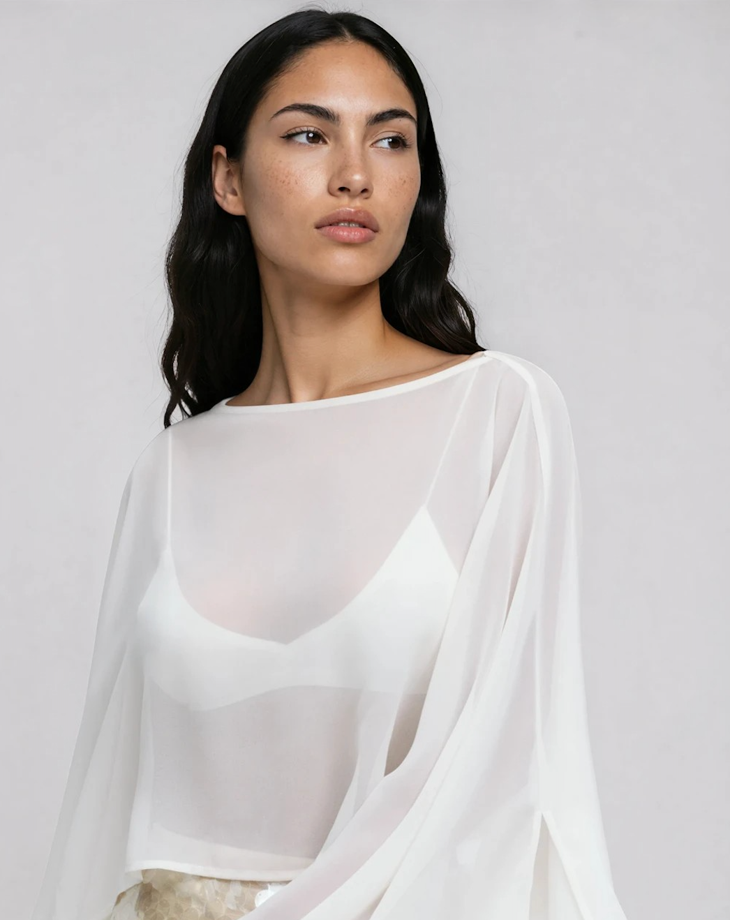 Gina Tricot / Poncho / Creme (1263)