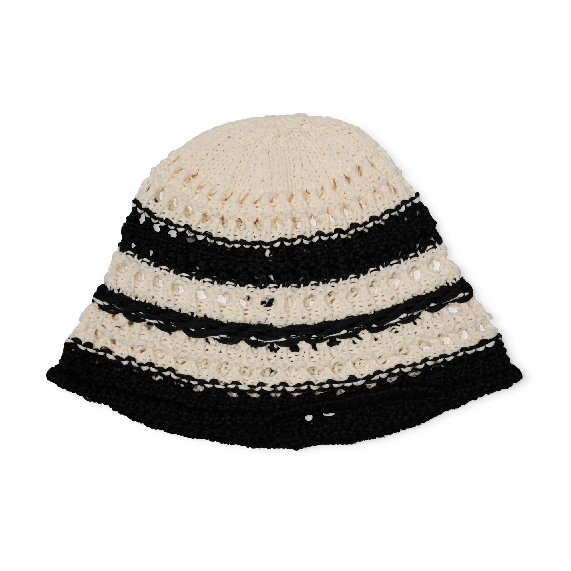 Bohemian-Striped-Hat-Black