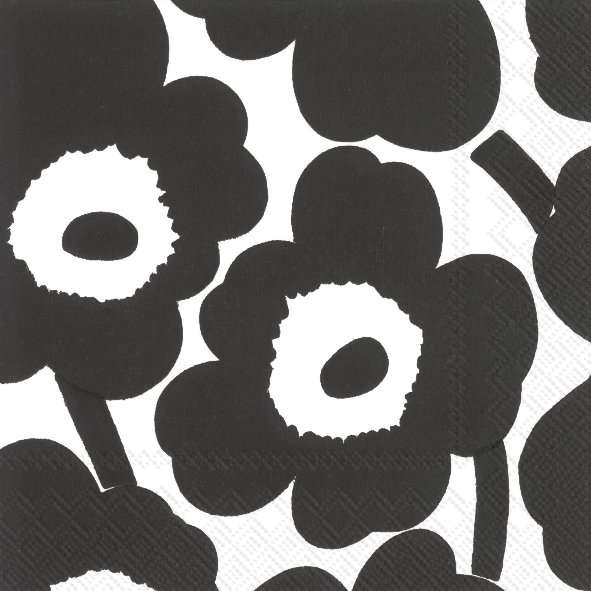 Marimekko / UNIKKO black white / Cocktail