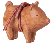 Maileg / Schwein mit Schleife / Rosa