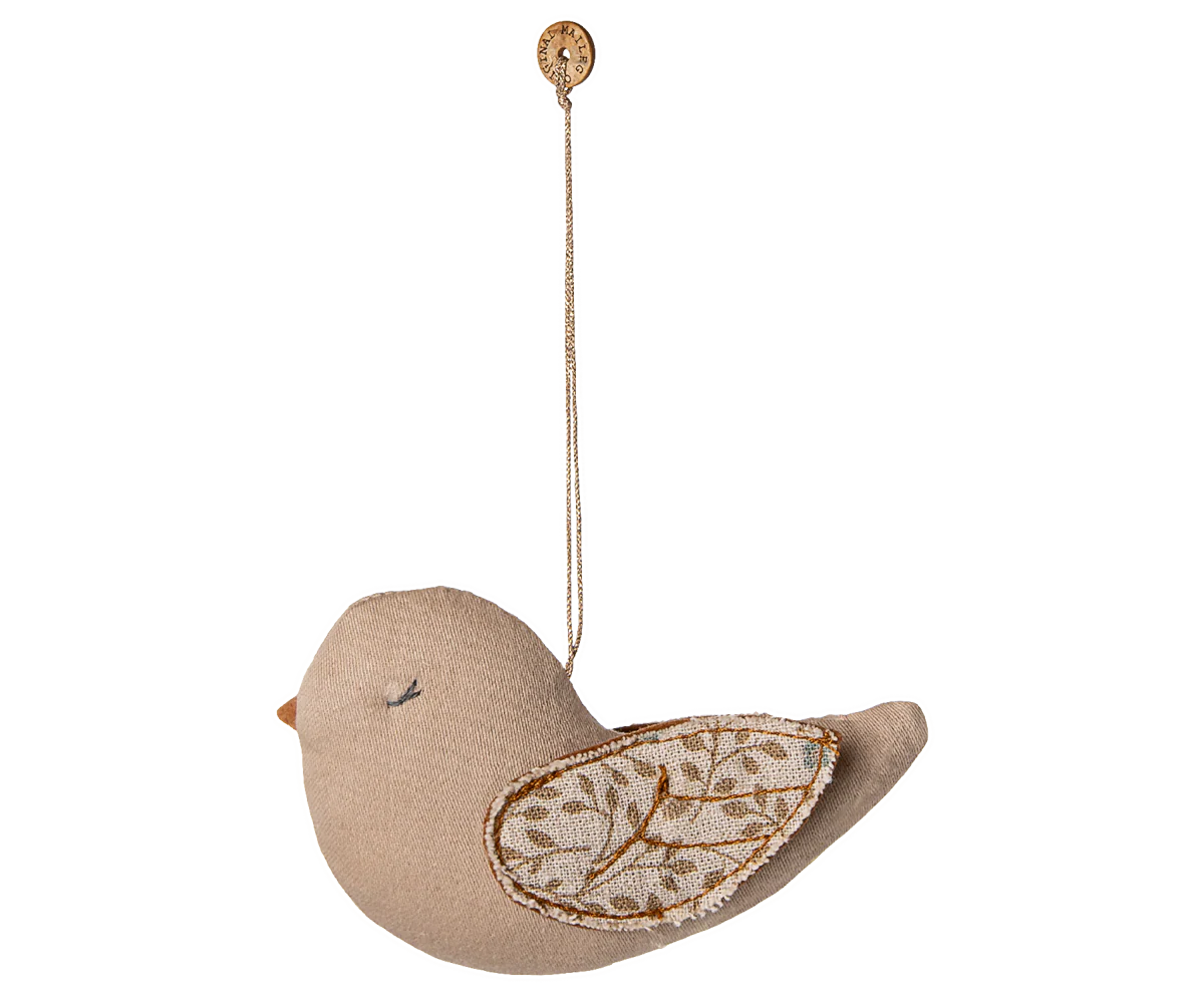 Maileg / Stoffornament, Vogel - Äste - Blau