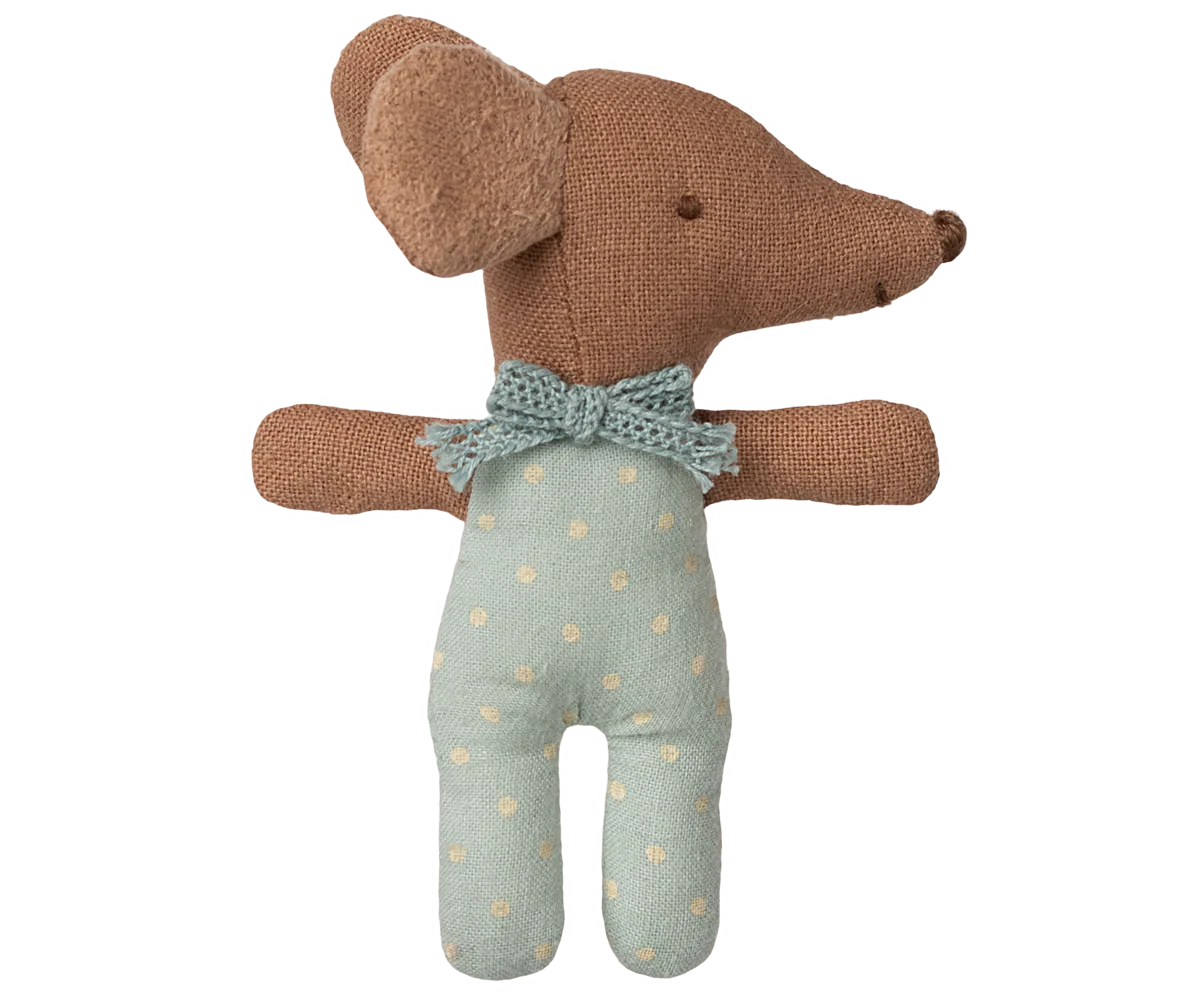 Maileg / Schläfrige Babymaus in Matchbox - Blue