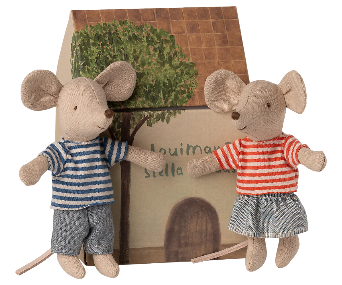 Maileg / Louimax & Stella / kleine Geschwistermäuse