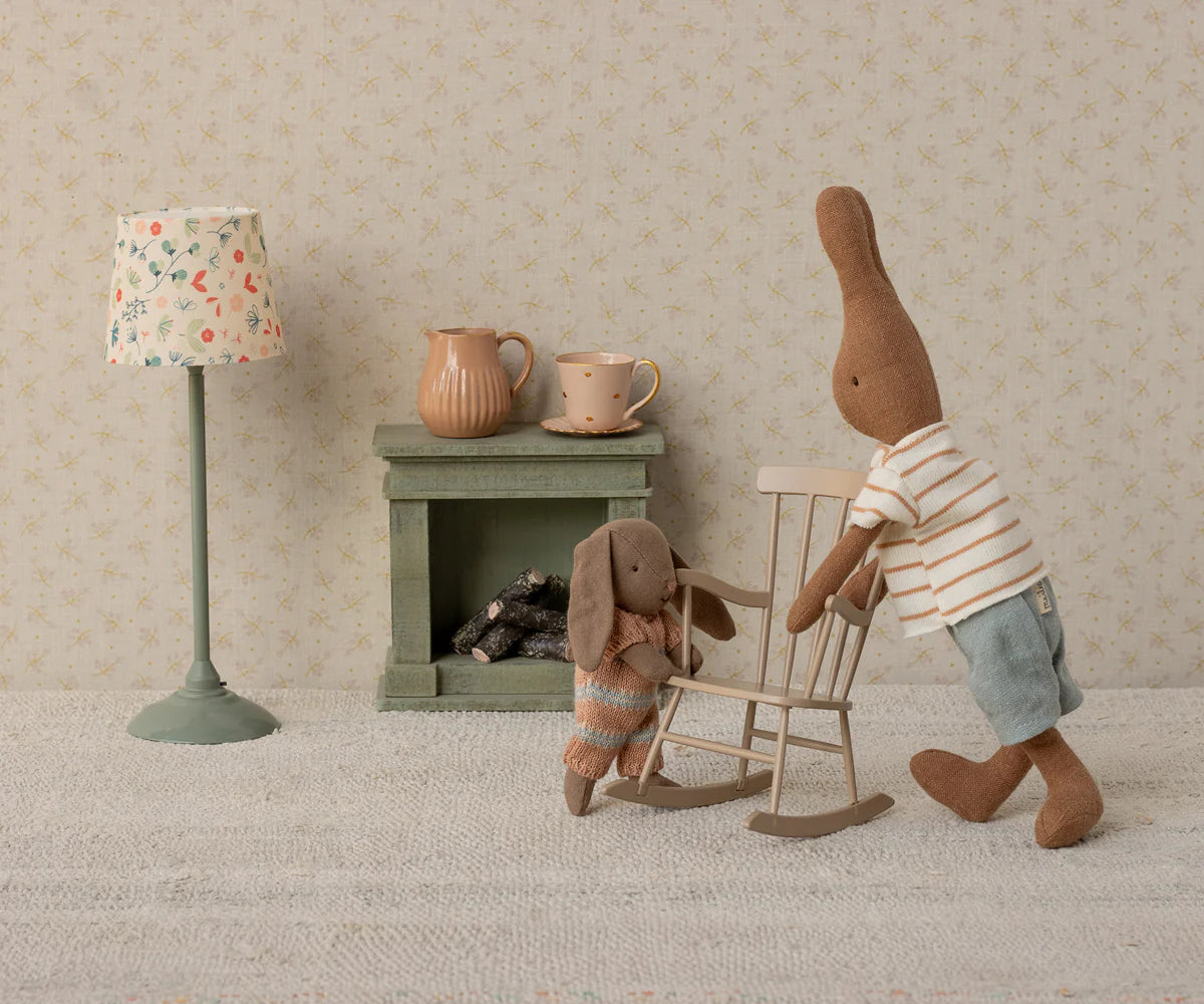 Maileg / Schaukelstuhl, Miniatur - Dunkl Sand