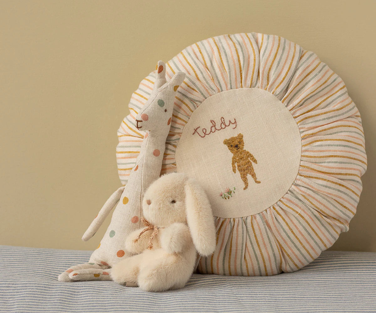Maileg / Kissen, rund, klein - Teddy, gestreift