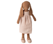 Maileg / Hase, Größe 3 - Schokoladenbraun- Kleid und Schuhe