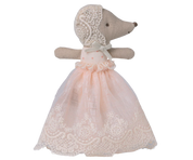Maileg / Baby Maus im Kleid – Powder