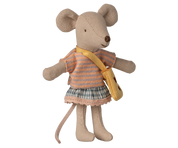 Maileg / Kleine Schwester Maus mit Tasche