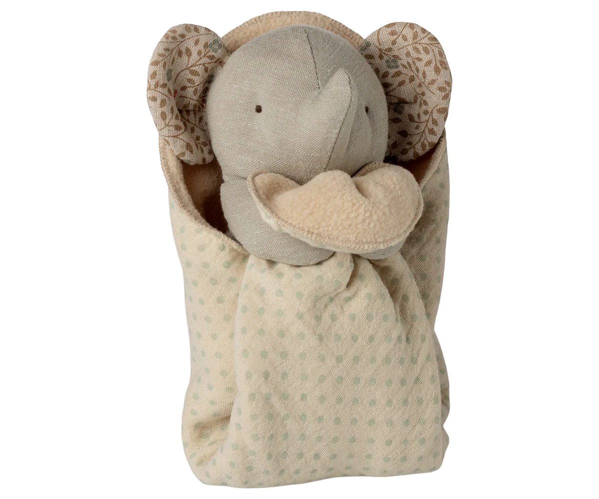 Maileg /  Lullaby Friends, Elefant, Mini – Iron Grey