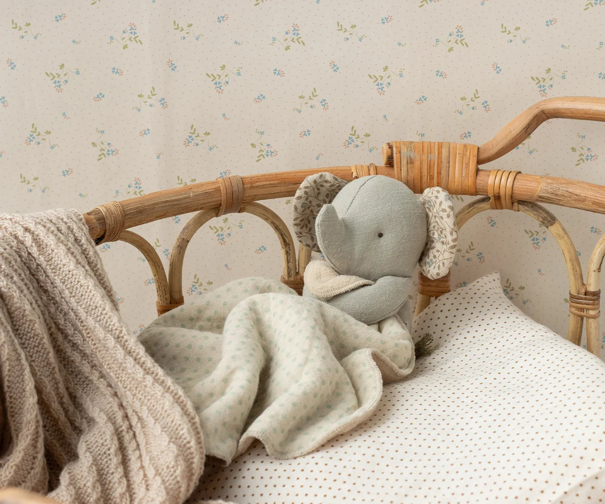 Maileg /  Lullaby Friends, Elefant, Mini – Iron Grey