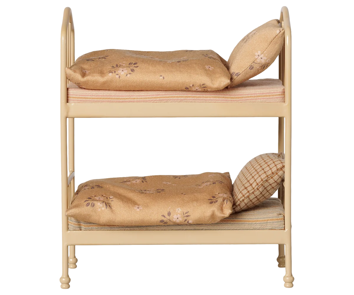 Maileg / Etagenbett, Maus – Beige