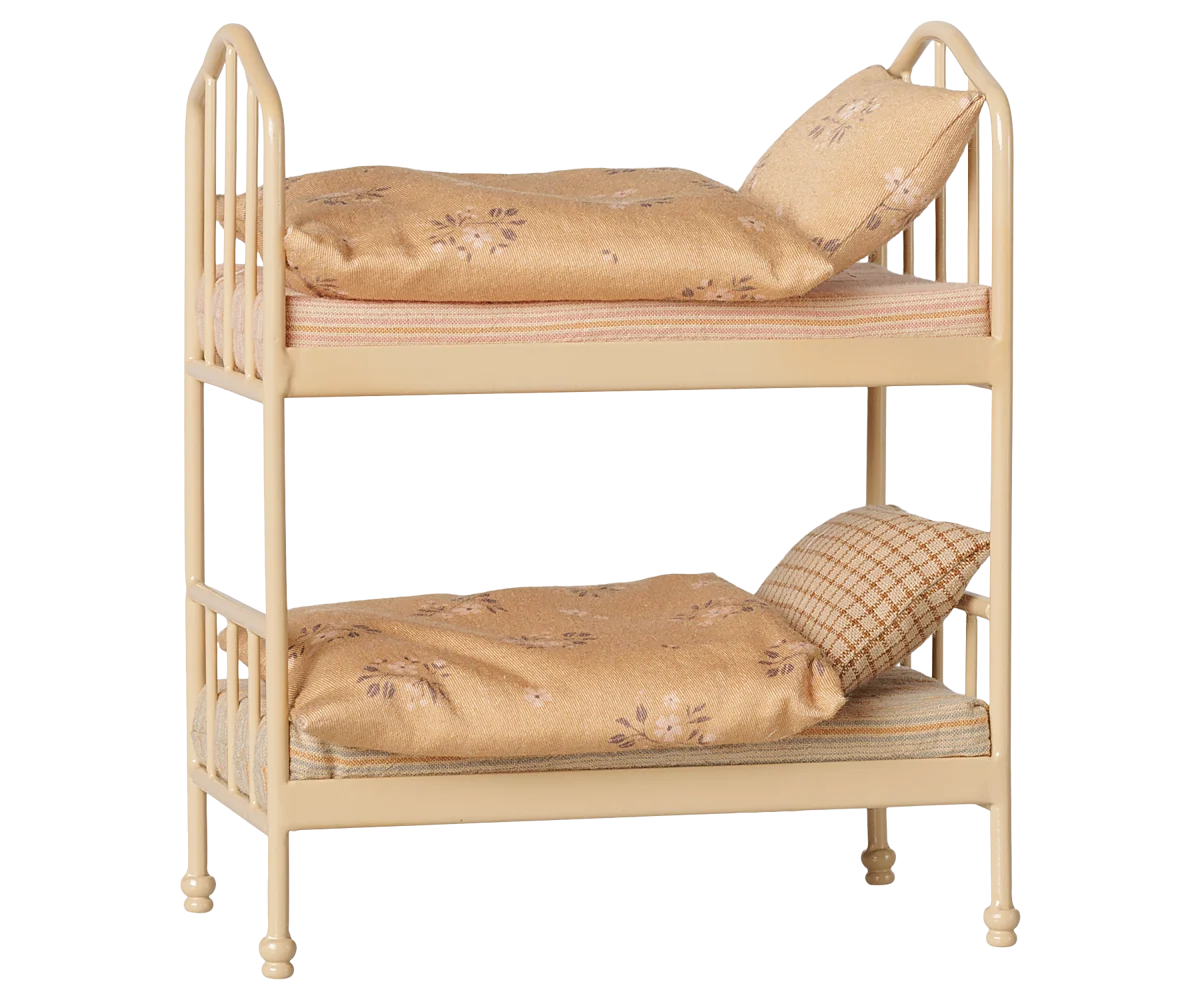 Maileg / Etagenbett, Maus – Beige