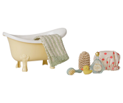 Maileg / Badewannenset, Maus – Gelb
