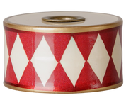 Maileg / Kerzenhalter, Trommel – Creme/Rot