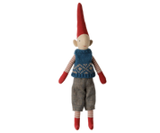 Maileg / Pixy, Größe 1 – Junge – Blaue gestrickte Weste