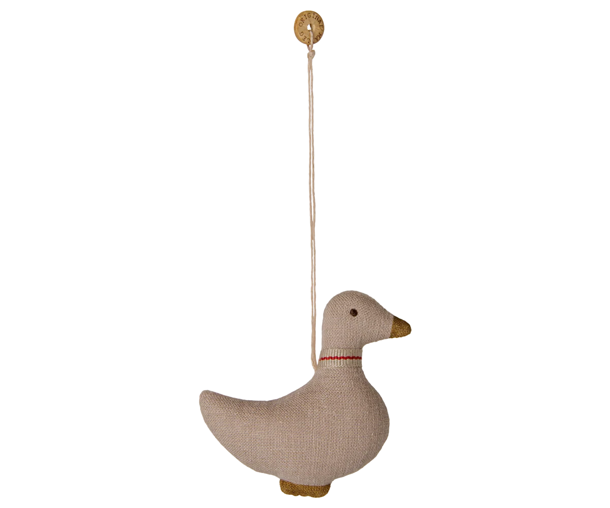 Maileg / Stoffornament, Ente – Sand