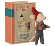Maileg / Weihnachtsmaus, Baby im Buch