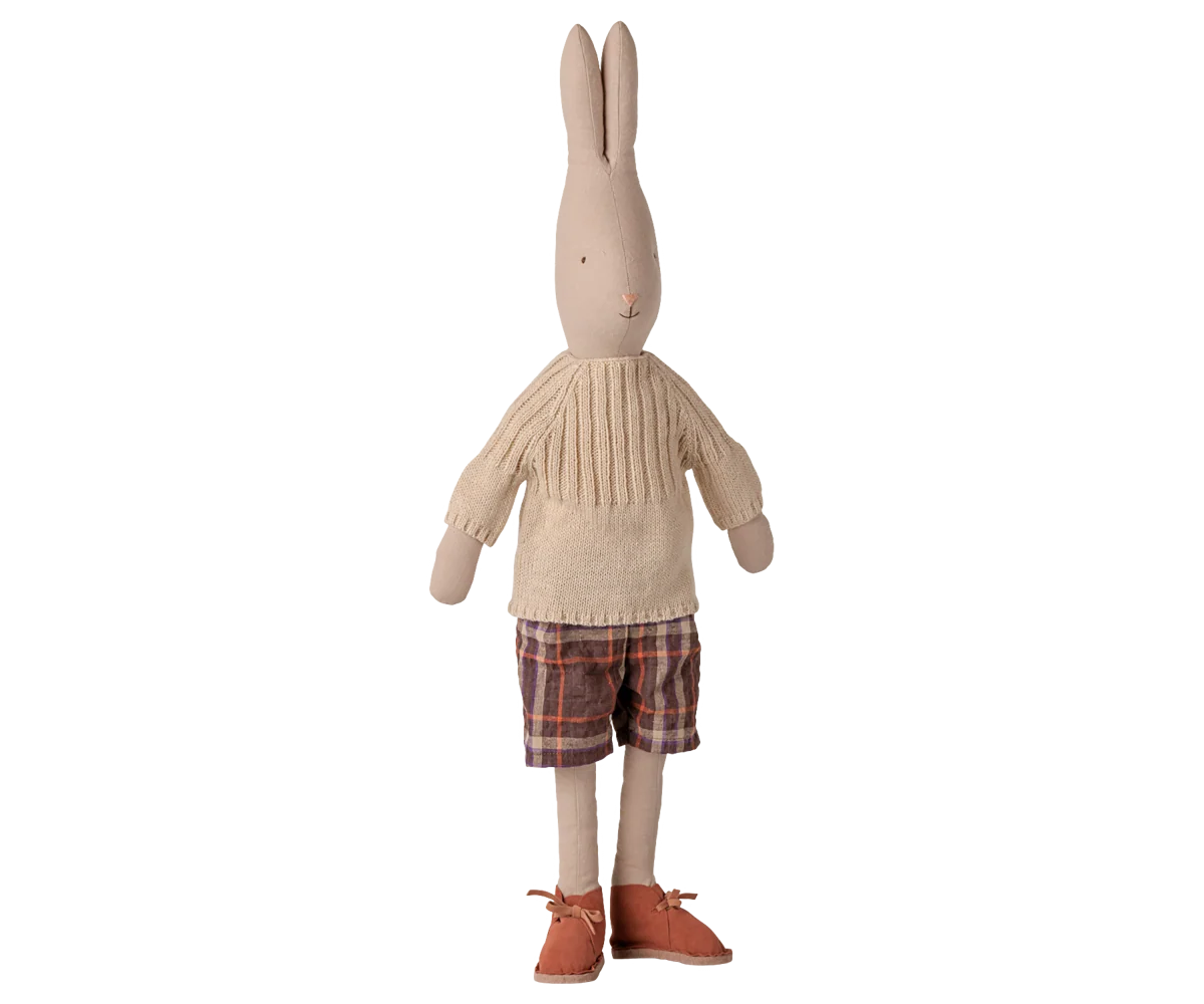 Maileg / Kaninchen, Größe 4 – Klassisch – Hose und gestrickter Pullover